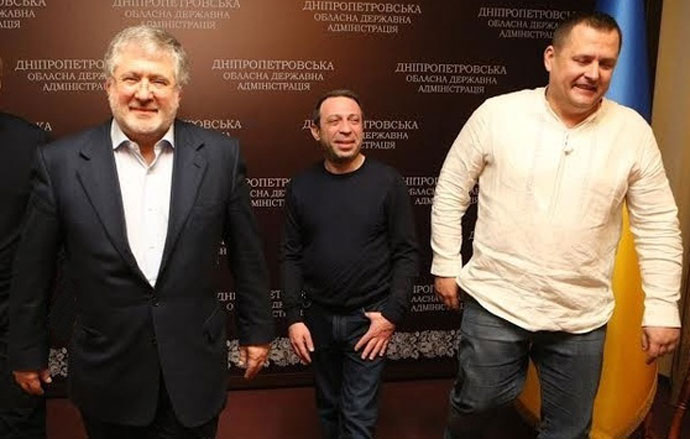 Игорь Коломойский, Геннадий Корбан и Борис Филатов
